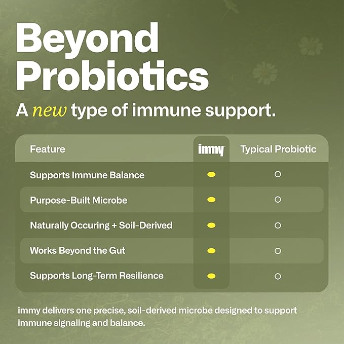 IMMY Immune Supplement for Mood Support and Gut Health 90 ct. - Supports Joint Relief Focus &amp Mood Support Natural Calming Aid