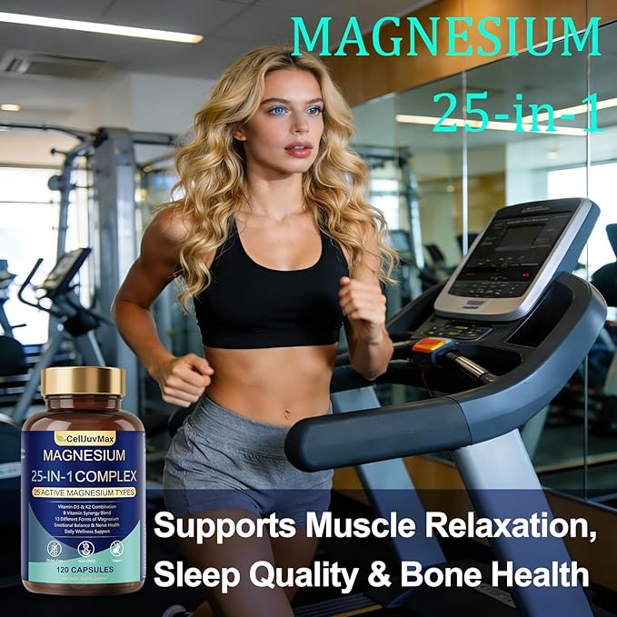 25-in-1 Magnesium Complex | Multi-Form Absorbable Blend for Daily Nutritional Support 120 Vegan Caps (1)