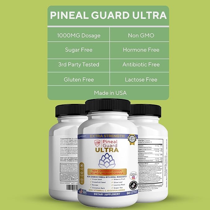 Pineal Guard Ultra Eye Health Supplement 60 Capsules 30-Day Supply (2)