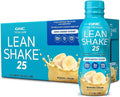 GNC Lean Shake 25 Protein Shake Clinically Proven Weight Management Meal Replacement 25g Protein with Zero Added Sugar Ready To Drink Banana Cream Pack of 12
