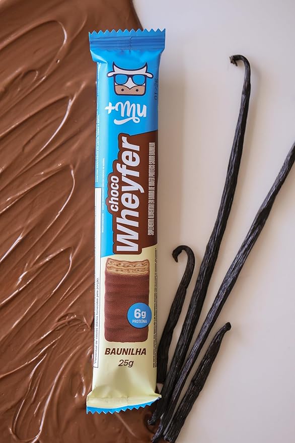 Mais Mu - Display Chocowheyfer Proteico - 25g - Baunilha
