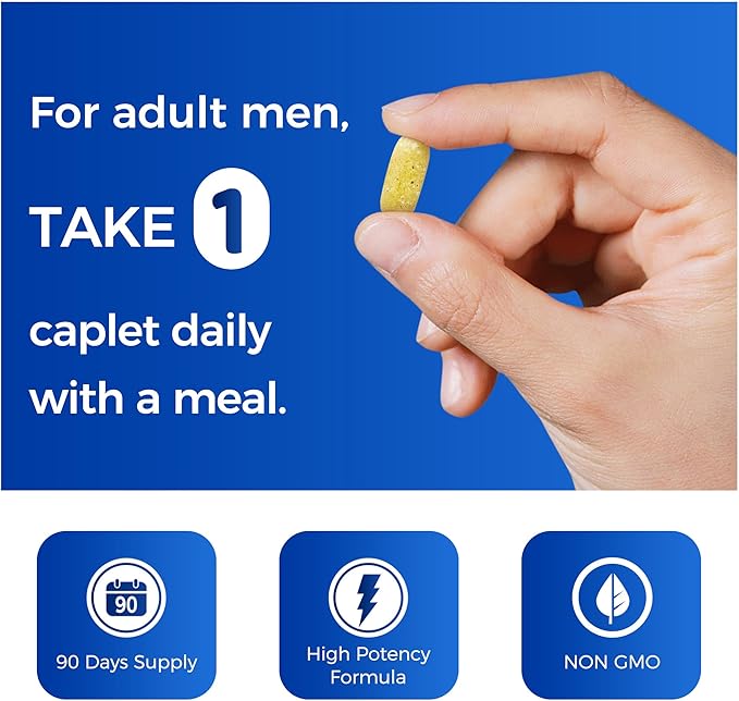 Vitamin World Ultra 360 Multivitamin for Men One Daily Men's Multivitamin with Minerals Herbs &amp Antioxidants Daily Supplement with Vitamin A C D E &amp Zinc for Energy &amp Immune Support