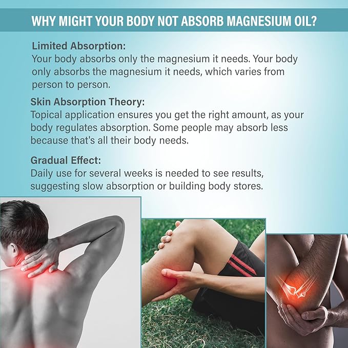 Pure Magnesium Oil Spray - Magnesium Spray for Feet - 12 fl oz (Lasts 9 Months) - USP Grade Organic Topical Magnesium Spray - Naturally Sources - eBook Included - Made in USA