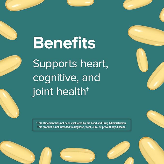 Webber Naturals Fish Oil 2850 mg High Potency 1800 mg Omega-3 per Serving 240 Clear Enteric Softgels No Fishy Aftertaste Ultra-Purified Supports Heart Cognitive and Joint Health