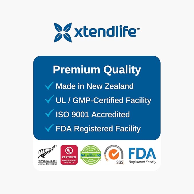 Xtendlife Multi-Xtra Multivitamin for Immune Heart &amp Energy Support - 40+ Bioavailable Vitamins Minerals Antioxidants &amp Herbs - for Men Women &amp Children - 30 Day Supply