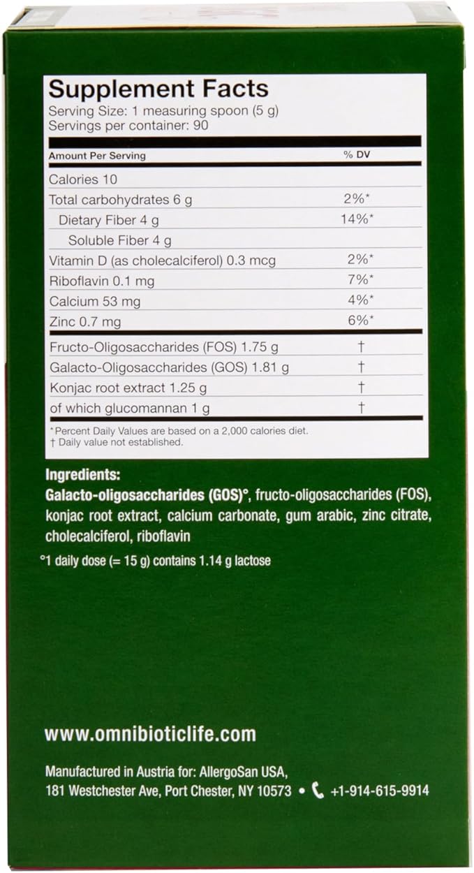 Omni-Logic Plus Prebiotic - Prebiotic Fiber Powder Supports Balanced Gut Bacteria and Optimal Digestive Health - Non-GMO Daily Fiber Supplement Powder (90 Servings)