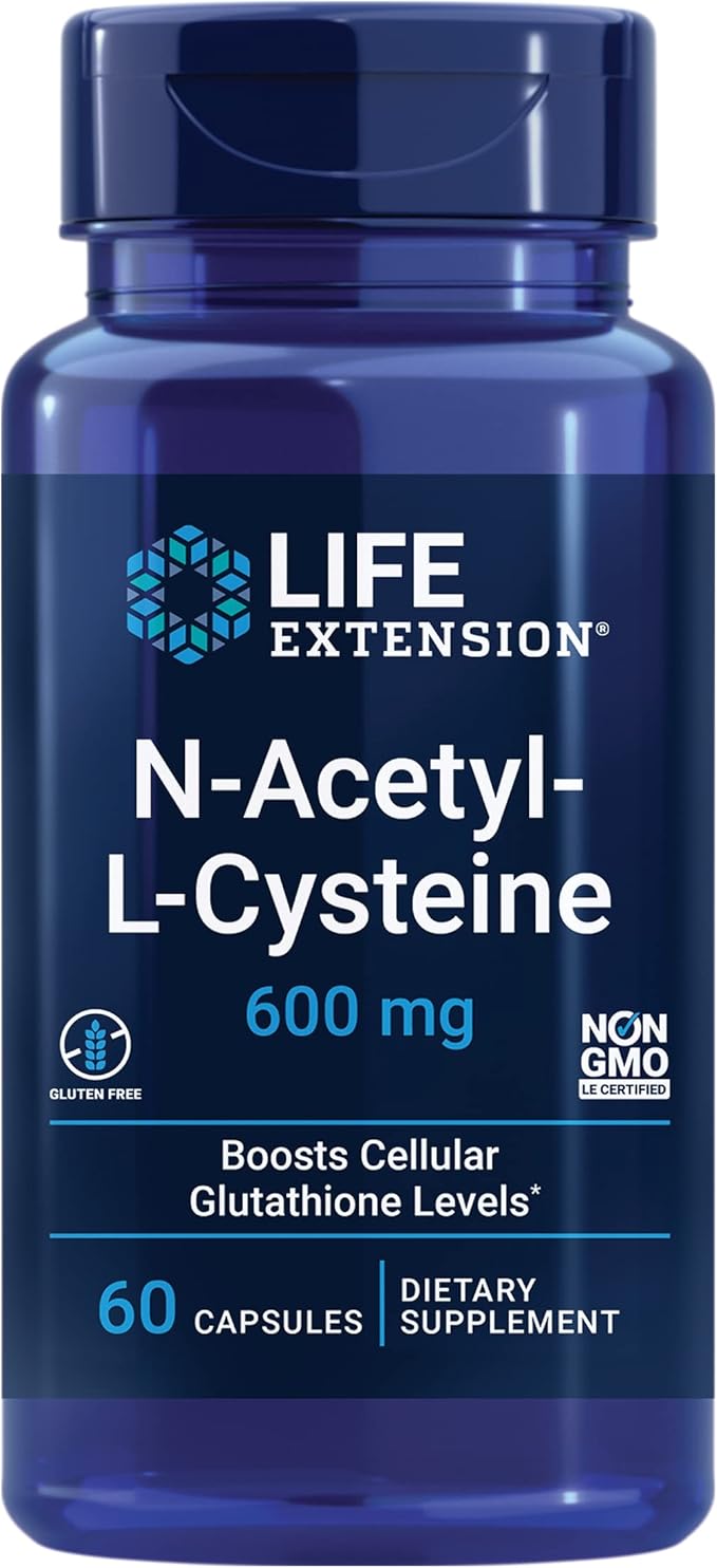 Life Extension Omega-3 Fish Oil Gummy Bites and N-Acetyl-L-Cysteine Immune &amp Respiratory Support
