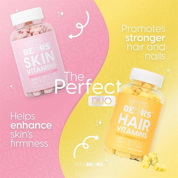 Perfect Duo: Hair &amp Skin Vitamins - Healthy Skin Hair &amp Nails