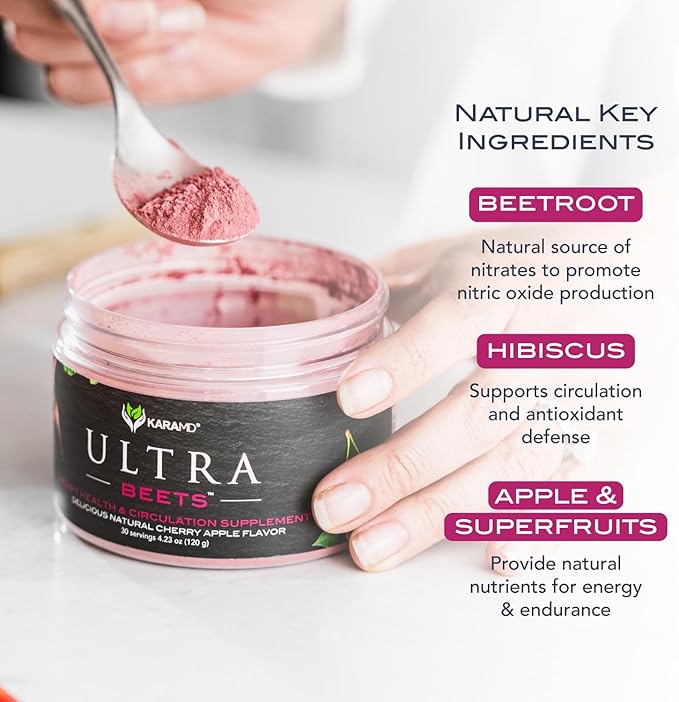 KaraMD Lectin Guard Gut Repair &amp Colon Cleanse Supplement &amp UltraBeets Beetroot Superfood Powder | Lectin Blocker Circulation &amp Energy Support | Non-GMO Gluten Free Vegan (30 Servings)