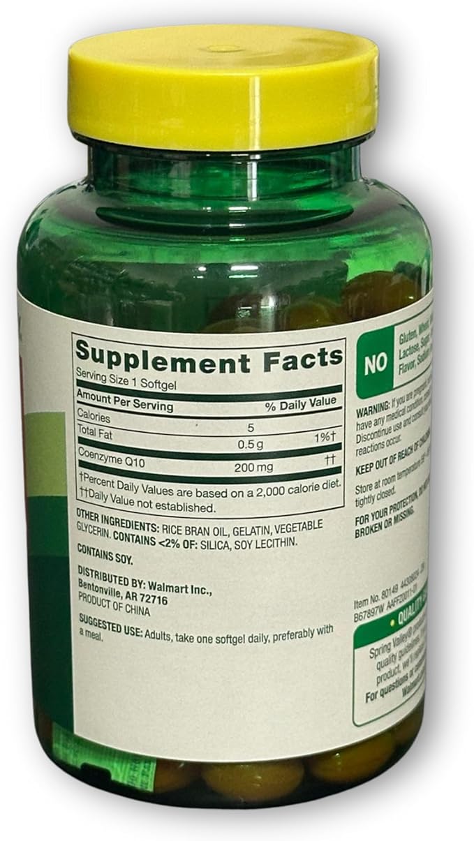 CoQ10 200mg- Rapid Release Softgels 150Ct (Pack of 1) Boxed by Fusion Shop Store