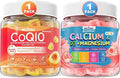 Coq10 100mg 200mg Filled Gummies with Ashwagandha &amp Calcium + D3 &amp Magnesium Filled Gummies for Kids 4+