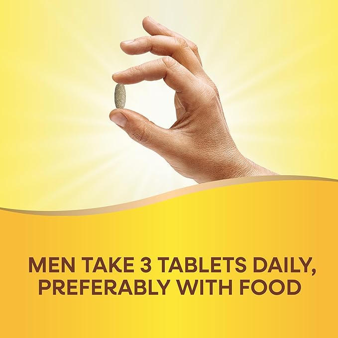 Nature’s Way Alive! Men’s Max3 Potency Multivitamins Supports Energy Metabolism* Heart &amp Muscle Function* with Methylated B12 and Folate Gluten-Free 90 Tablets