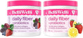 Belli Welli Daily Fiber Supplement Bundle with Collagen Probiotics &amp Electrolytes – Strawberry Lemonade &amp Wild Berry Flavors – Supports Digestion Gut Balance &amp Debloating – 32 Servings