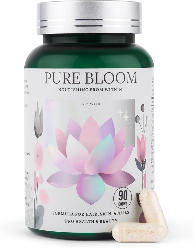 Biotin 5000 mcg – Hair Skin &amp Nails Vitamins for Women &amp Men – Supports Stronger Hair Growth Healthier Skin &amp Nails – Vegan Non-GMO Supplement