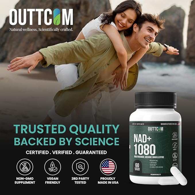 NAD+ Supplement w/Resveratrol B12 Phosphatidylcholine &amp Bioperine – 900mg NAD+ Capsule 60 Vegan Non-GMO Gluten-Free Capsules – Cellular Energy Bioavailability NAD+ &amp NMN Alternative