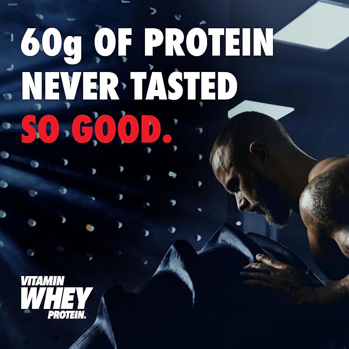 Protein Cookies N Cream 60g Whey Protein BCAA Complex 26 Vitamins &amp Minerals Gluten Free 1.5 LB