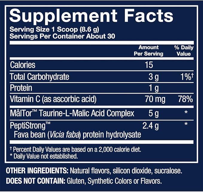 Recovery Pep a Peptides Powder with 2.4g PeptiStrong - Citrus (9.1 oz./30 Servings)