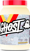 GHOST Vegan Protein Powder Pancake Batter – 2lb 20g of Protein- Plant-Based Pea &amp Organic Pumpkin Protein - ­Post Workout &amp Nutrition Shakes Smoothies &amp Baking - Soy &amp Gluten-Free