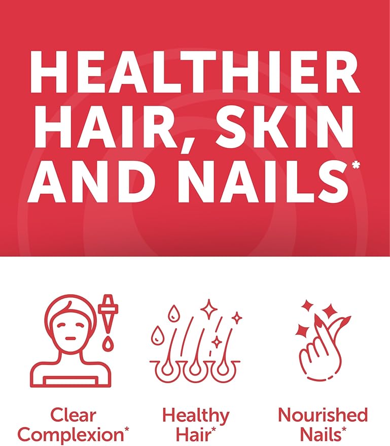 Lunakai USA Made Biotin Gummies 5000mcg with Vitamin C &amp E - Delicious Hair Skin Nails Vitamins for Women Non-GMO Hair Growth Supplement - 6 Pack