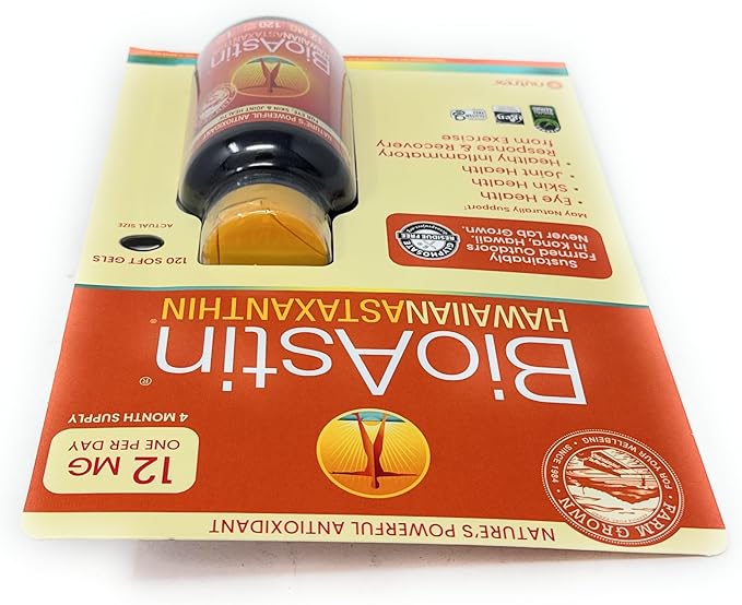 BioAstin Hawaiian Astaxanthin 12 mg 120 Soft Gels