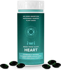 Iwi Life Heart Omega-3 60 Softgels (30 Servings) Vegan Plant-Based Algae Omega Fatty Acids + EPA Heart Health Support Dietary Supplement Krill &amp Fish Oil Alternative No Fishy Aftertaste