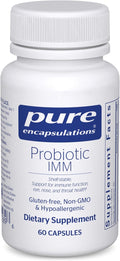 Pure Encapsulations Probiotic IMM | Shelf Stable Probiotic Blend to Support Immune Function and Maintain Eye Nose and Throat Health* | 60 Capsules