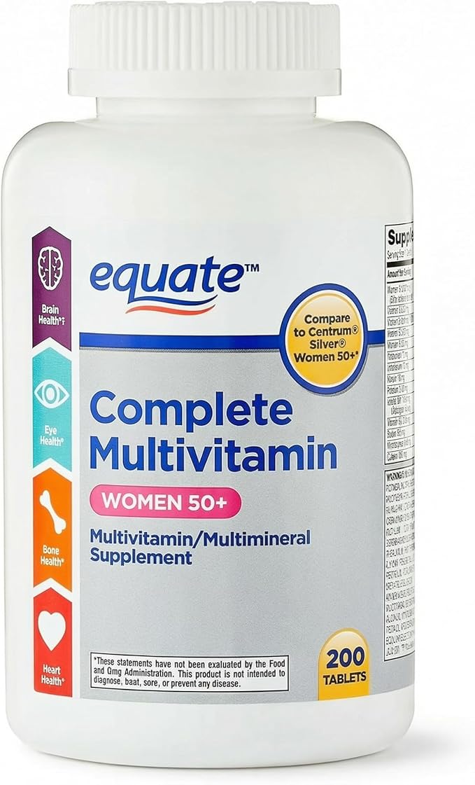 Womens Multivitamin Over 50 – Womens Vitamins Daily Multivitamin Women Adult Multi Vitamin Women’s Formula 200 Tablets