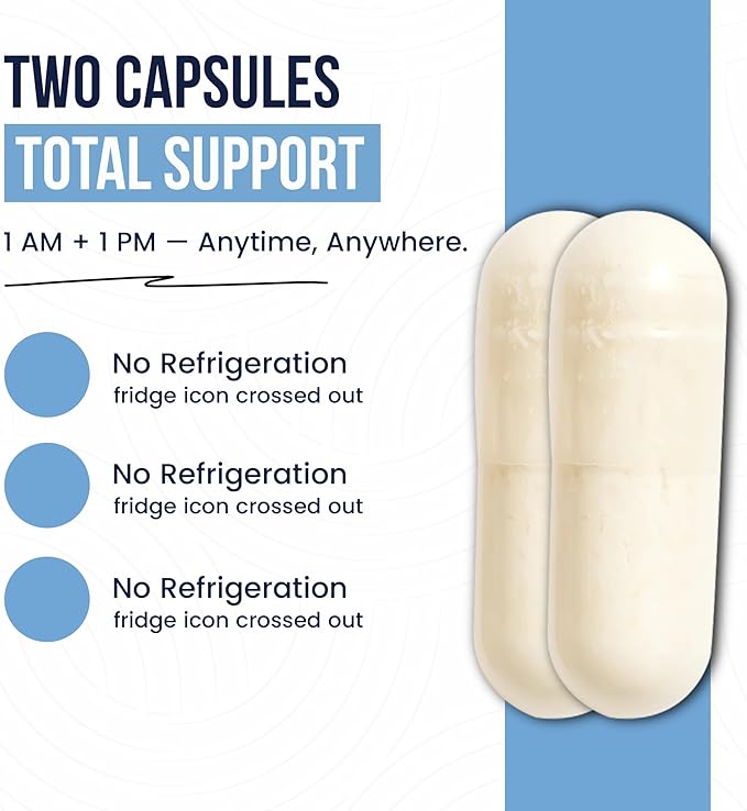 Wound Care Plus Probiotic 40 Billion CFU - 10-Strain Blend with Lactobacillus &amp Bifidobacterium - Supports Digestive &amp Immune Health - 60 Capsules - Non-GMO Gluten-Free