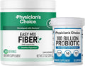 Physician's Choice 100 Billion Probiotic 30 Count + Easy Mix Fiber Bundle