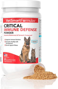 Critical Immune Defense for Dogs &amp Cats Supports Normal Cell Growth - Turkey Tail Reishi Shiitake and Maitake Mushroom Formula with Patented White Turmeric Root Extract - 30-Day Supply