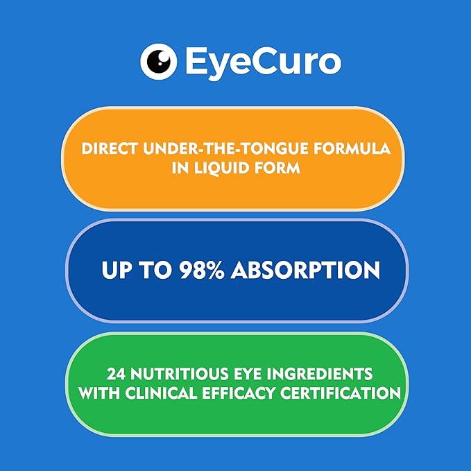 Eye Vitamin &amp Mineral Supplement Contains Lutein Vitamin A Vitamin E Vitamin C Zeaxanthin Astazanthin Zinc &amp More 30ml