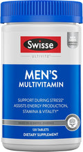 Swisse Ultivite Mens Daily Multivitamins | 50 Vitamins Antioxidants and Minerals + Adaptogens | Energy Stress &amp Immune Support | Mens Vitamins | 120 Tablets