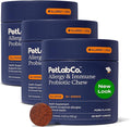 PetLab Co. Allergy &amp Immune Probiotics for Dogs Support Seasonal Allergies Gut &amp Digestive Health - Pork Flavor - 30 Soft Chews - Pack of 3