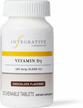 Integrative Therapeutics Vitamin D3 125 mcg - Vitamin D Supplement for Bone Health &amp Immune Support* - Gluten-Free &amp Dairy-Free - Chocolate Flavored 90 Chewable Tablets (90 Servings)