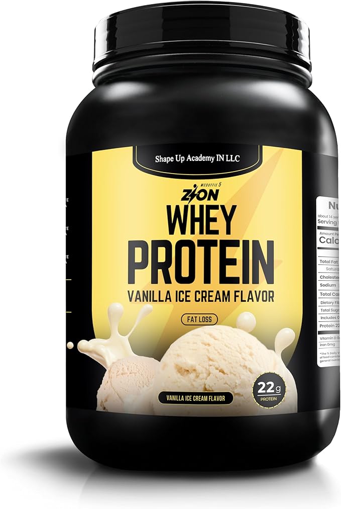 Whey Protein Powder Chocolate Fudge Ice Cream 1 Pound High Impact 100% Pure Whey Protein by McDuffie 5 Zion Perfect for for Muscle Recovery &amp Strength (1 Pound Chocolate Protein)
