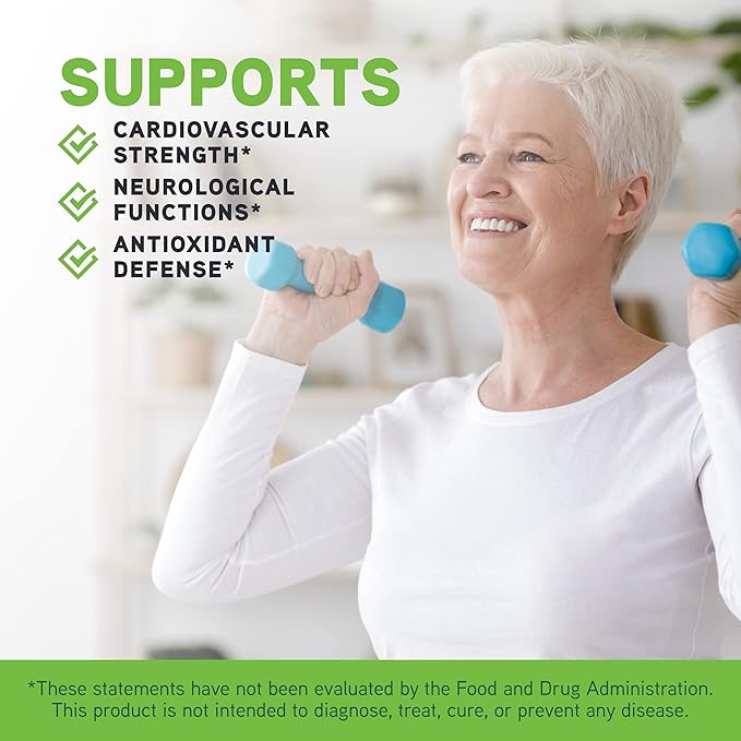 DAVINCI Labs Spectra Senior - Dietary Supplement for Cardiovascular Ocular and Antioxidant Support - with Vitamins Minerals Coenzyme Q10 Ginkgo Biloba Bilberry Extract and More - 180 Capsules