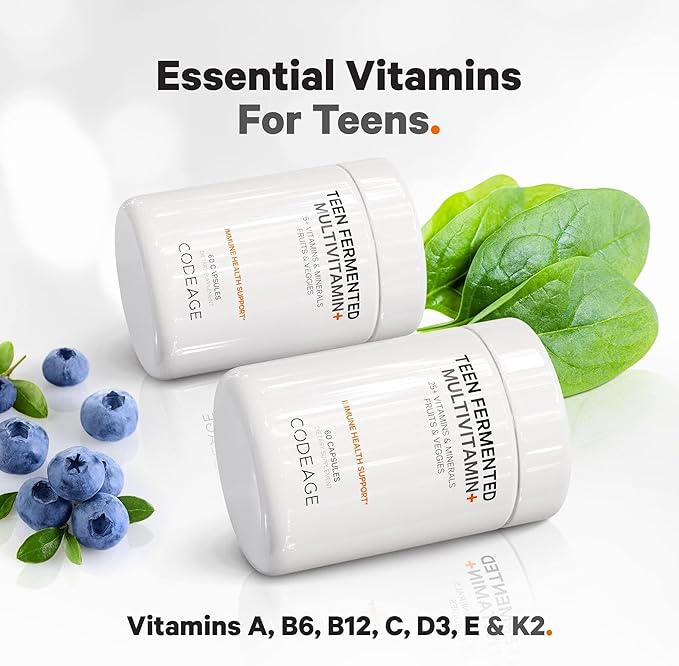 Codeage Family Multivitamin Bundle – Multivitamins for Teens Women &amp Men – Essential Vitamins &amp Minerals Pack