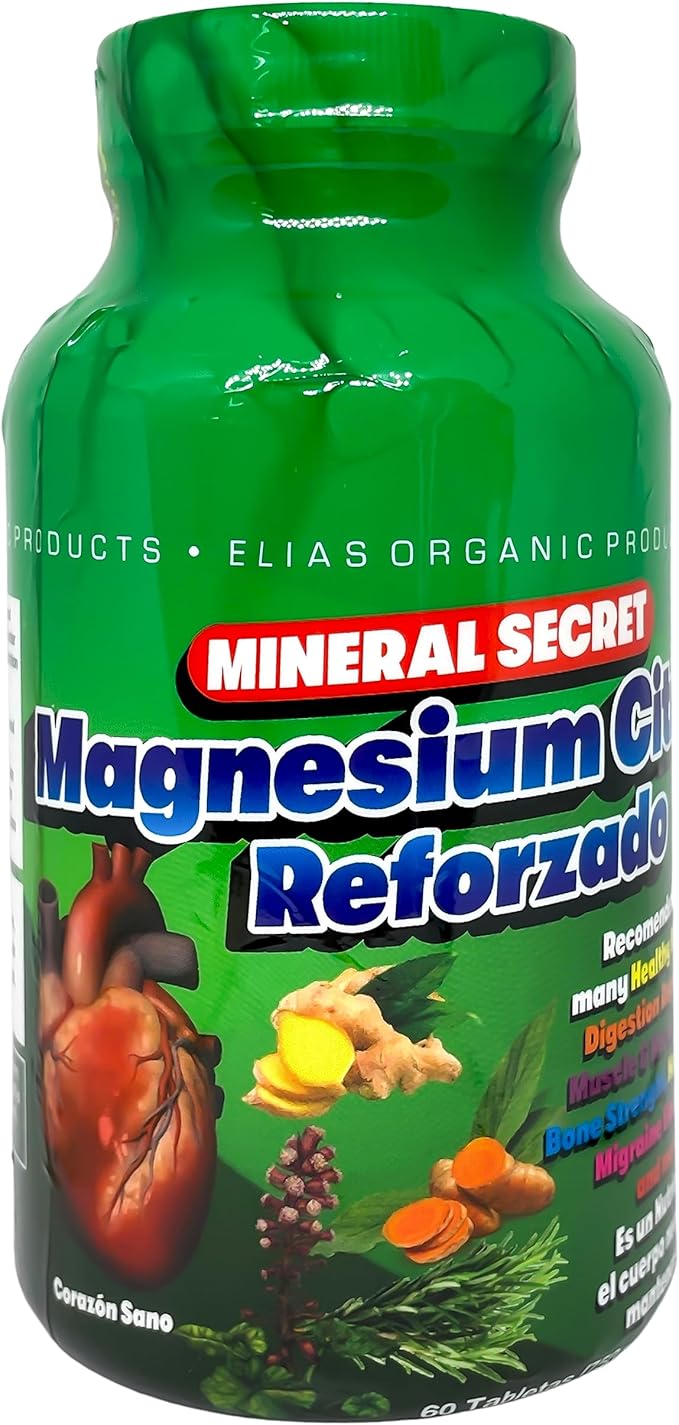 Magnesium Citrate Reforzado 60 Tablets