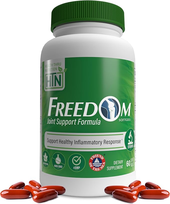 Health Thru Nutrition Freedom Complex Supplement | Clinically Studied &amp Award Winning Formula | Non-GMO (Pack of 60)