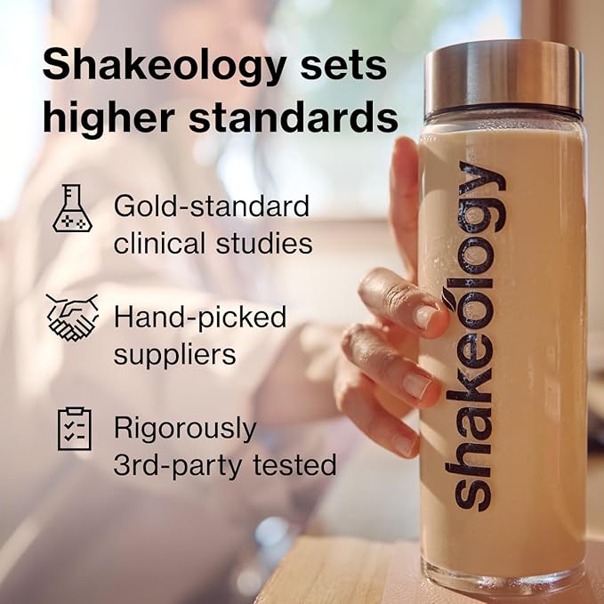 Shakeology 0g Added Sugar Plant Based Protein Powder Blend Gluten-Free Shake with Vitamins and Minerals – Helps Support Healthy Weight Loss Lean Muscle – Cookies &amp Creamy 30 Servings