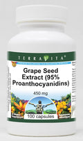 Grape Seed Extract (95% Proanthocyanidins) - 450 mg (100 Capsules ZIN: 520452)
