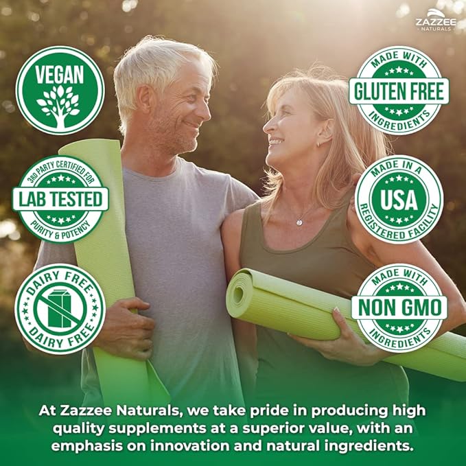 Zazzee USDA Organic Blueberry 10:1 Extract 120 Vegan Capsules 4 Month Supply Whole Fruit Vaccinium Angustifolium Antioxidant &amp Cellular Health Support Herbal Supplement Non-GMO Made in the