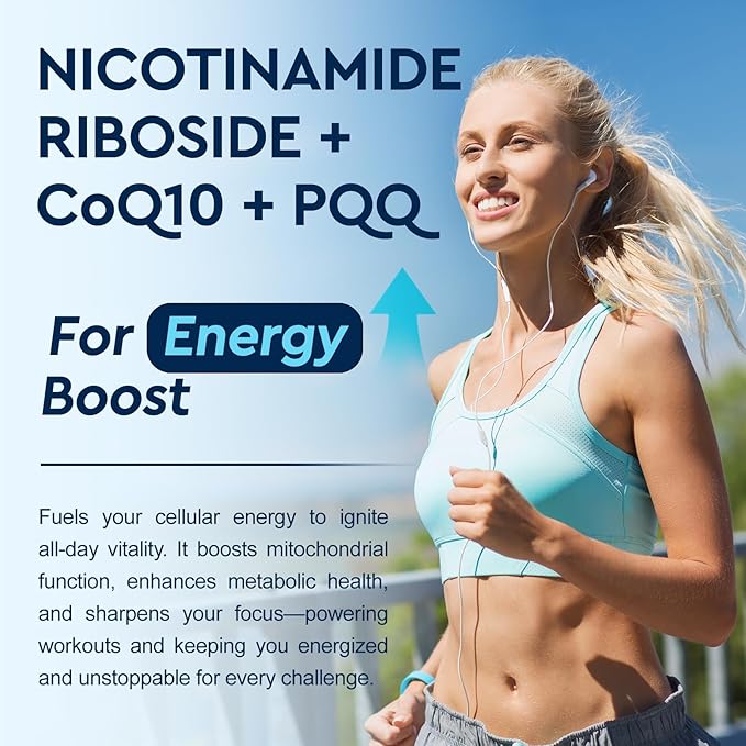 Liposomal NAD Supplement - 1200mg NAD+ Liquid Drops for Women &amp Men Nicotinamide Riboside with Resveratrol PQQ CoQ10 Quercetin for Anti-Aging Brain &amp Cellular Mitochondrial Pineapple 4 F