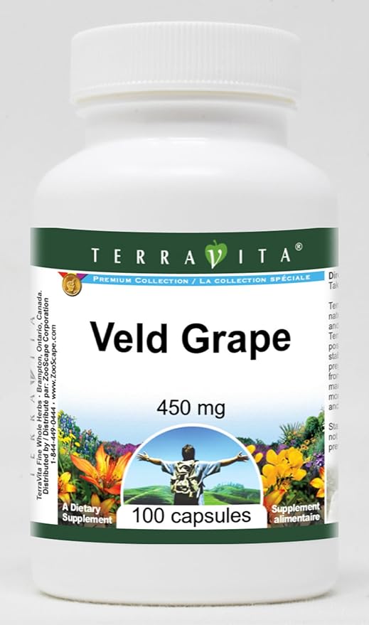 Veld Grape - 450 mg (100 Capsules ZIN: 521570) - 3 Pack