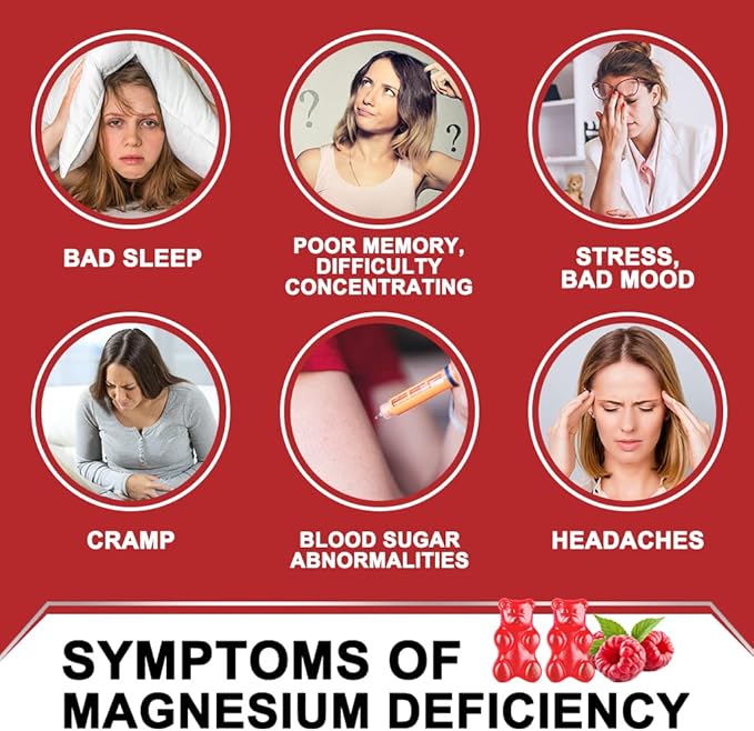 Magnesium Glycinate Gummies 400mg Mg Potassium Supplement with Chelated Magnesium Malate Complex Vitamin D B6 and CoQ10 Supports for Memory Calm Mood &amp Sleep - 60 Count (Pack of 2)
