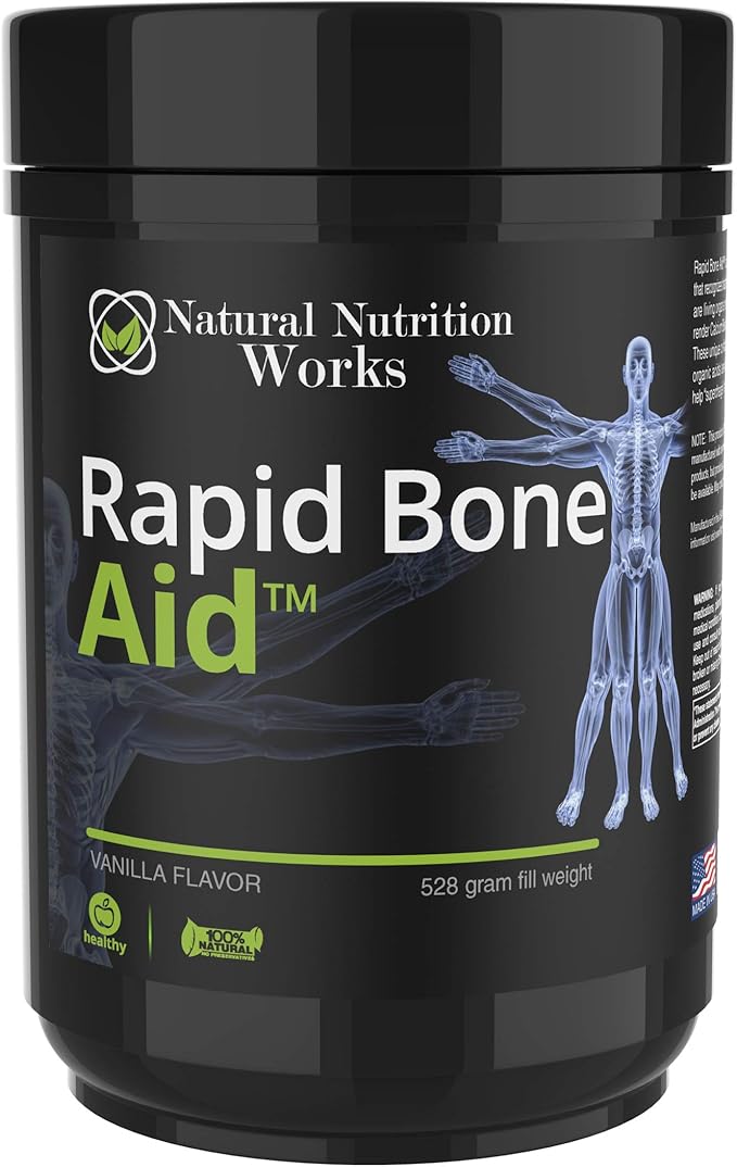 -Rapid Bone Aid - Supplement Powder &amp Fracture Protocol EBook (Vanilla)