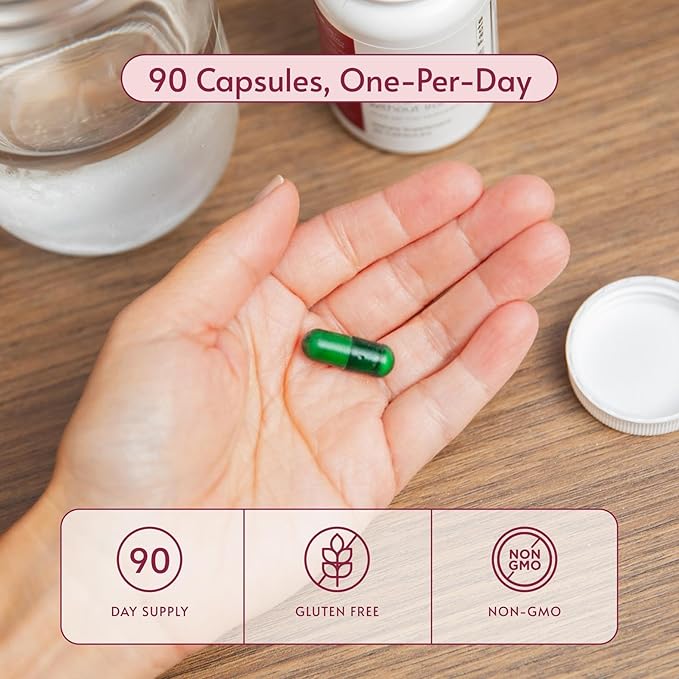 Bariatric Advantage Ultra Solo with Iron - Once-Per-Day Daily Multivitamin - for Bariatric Patients - with Thiamin Vitamin A &amp More - Gluten Free - 90 Capsules