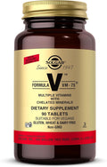 Solgar Formula VM-75 90 Tablets - Multivitamin with Chelated Minerals - Vitamin A B6 B12 C D E - Biotin Magnesium Calcium Iron Zinc - Vegan Gluten Free Dairy Free Kosher - 90 Servings