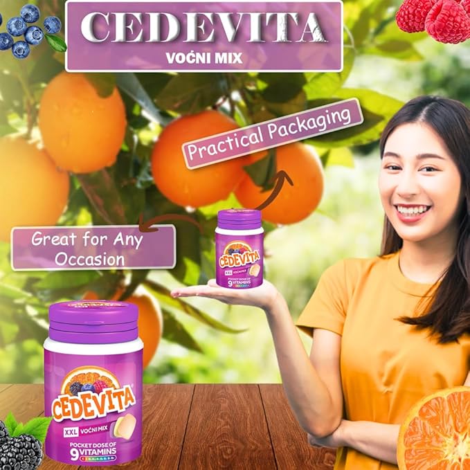 SORINA Cedevita Multivitamin Healthy and Sweet Candies (Lemon)