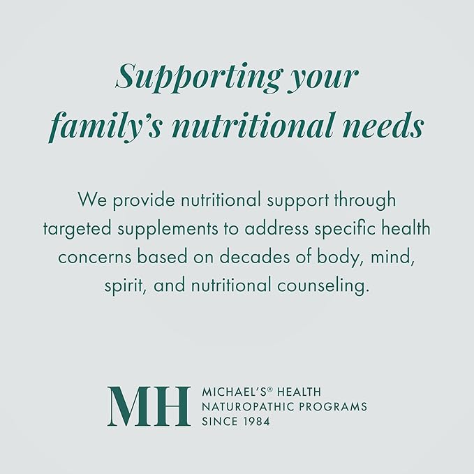 Michael's Health Naturopathic Programs Pre-Teen Girls - 120 Vegetarian Tablets - Daily Multivitamin for Healthy Growth &amp Development - Kosher - 60 Servings